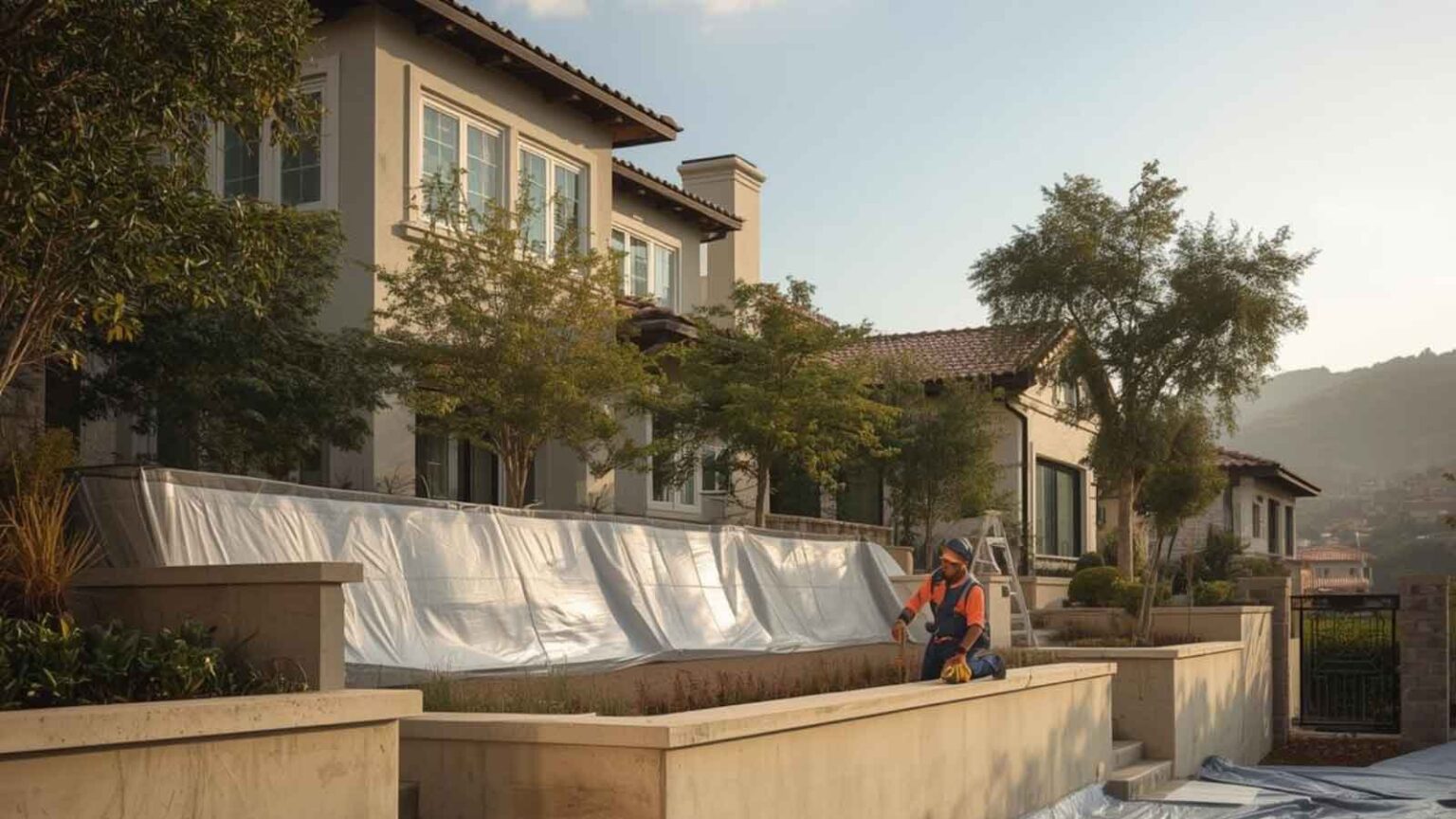 Retaining Wall Waterproofing Services | Absolute Maintenance & Consulting